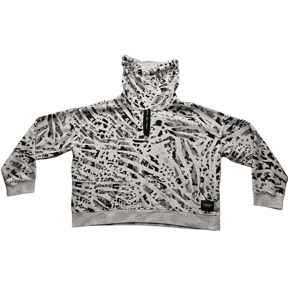 Calvin Klein Performance Sweaters - Calvin Klein Performance Cowl Neck Pullover‎ Gray Camo Large